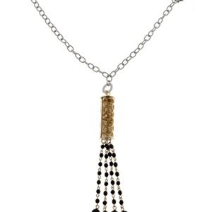 Silver-Tone Long Necklace (JB0029)